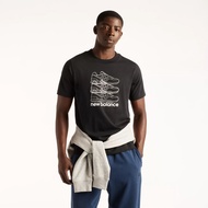 New Balance Mens Layered 574 Relaxed T-Shirt - BLACK