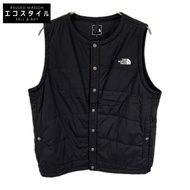 The North Face NY32230 黑色草地保暖背心，M 碼（二手）