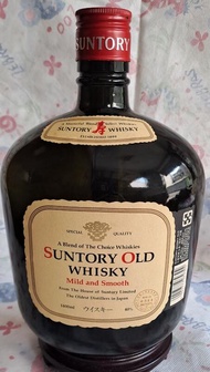 Suntory Old Whisky三得利老威士忌 空酒瓶