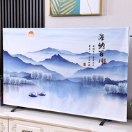 Chinese Style 55 Inches TV cover 32inch 38inches TV Dust Cloth 65 Inches  LCD TV Dustproof Protector
