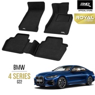3D ROYAL Car Mat BMW 4 Series G22 (2020 - Present)