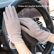Sun Protection Gloves Women's gloves Cycling Gloves Women's Driving Gloves Ice Silk Etiquette Gloves