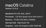 MACBOOK PRO 15" 2017