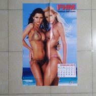 poster kalender tanggalan majalah dewasa februari 2007