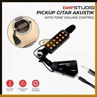 TaffSTUDIO Acoustic Guitar Pickup With Tone Volume Control - P-011