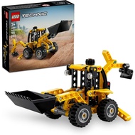 [ZRmar03] LEGO Technic Backhoe Loader 42197 Construction Toy Buildable Vehicle Set for Kids Who Love