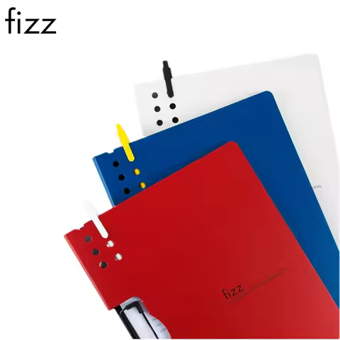 Fizz Horizontal A4 Folder Matte Texture Portable Pad Portable Pen Tray Thicken Briefcase School Offi