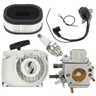 MS440 STIHL Chainsaw Rebuild Kit Carburetor Carb Air Filter Kit & Recoil Starter & Ignition Coil Mod