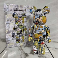 Bearbrick Astroboy Atom 400% 28 cm Gear Joint ABS Mickey Mouse Be@rbrick Action Figure Collection Gift