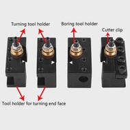 Lathe Tool Holder Set of Aluminum Alloy  Mini Lathe Tool Post and Holder Kit Lathe Tool Post Holder 