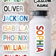 10pcs Custom Name Sticker | Personalized First And Last Name Sticker | Personalized Laptop Sticker |