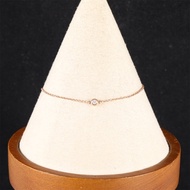 TIFFANY&CO(蒂芙尼)  18K玫瑰金 單鑽 手鏈