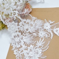 Border lace /bead lace / Eyelash Border Lace 29cm Ready Stock