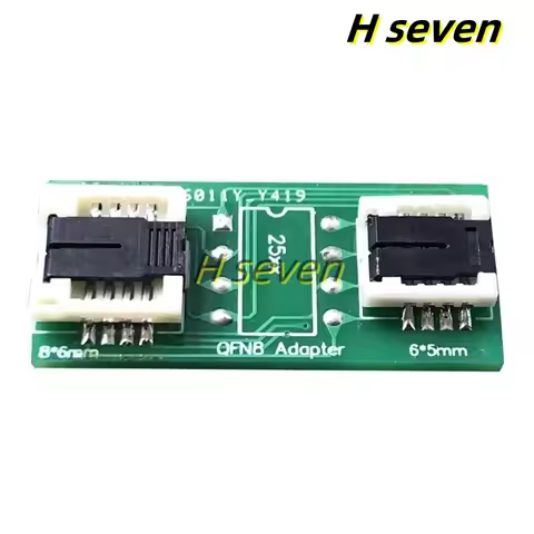 QFN8/WSON8/MLF8/MLP8/DFN8 TO DIP8 universal two-in-one socket/adapter for both 6*5MM and 8*6MM chips