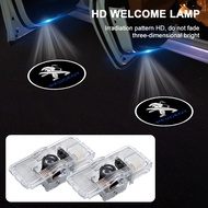 2PCS LED Car Door Logo Welcome Lights Auto Laser Projector Lamp For Peugeot GTLine 207 307 407 208 3