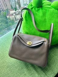 Hermes Lindy 26 大象灰金扣