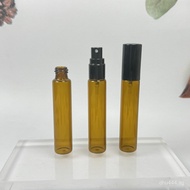 Screw10Flower Water Dispensing Bottle Pull Tube Brown Electrochemical Aluminum Spray Bottle Perfume 