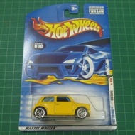 Hot Wheels Mini Cooper 2000 First Editions Yellow Checkered BBS