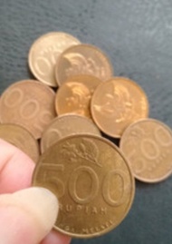 uang Kuno 500 melati kuning