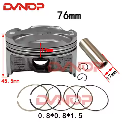 Piston Kit 76mm CBR250i CBR300 CBR250R CBR 300 R 1310-KYJ-305 12251-KYJ-901 12192-KYJ-900 12100-K33-