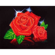 Diamond Dotz Red Rose Sparkle Diamond Painting Kit