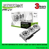 VGA (การ์ดจอ) PNY GeForce RTX 4070 Ti 12GB LED Verto White Edition