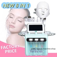 8 in 1 Hydro Oxygen H2o2 Facial Machine Facial Water Skin Moisturizing Whitening Skin Hydro Dermabra