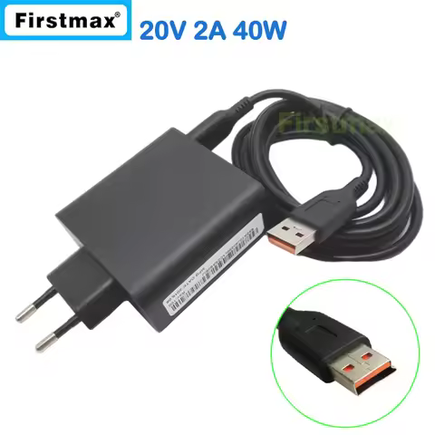 20V 2A 5.2V 2A 40W USB Charger Laptop Power Adapter for Lenovo Yoga 3 Pro 13-I5Y70 13-I5Y71 36200577