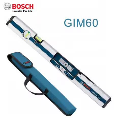 Bosch GIM60 Professional Digital Tilt Sensor Inclination Ruler/Level Measuring range 60cm Measuring 