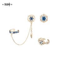 [Genshin] Open Ring & Earring Set Dazzling Night Banquet Series · Wanderer Merchandise miHoYo Wander