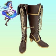 定製            東方project比那名居天子cos鞋定做1502cosplay錶演鞋子來圖定製
