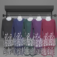 Salam Aidiladha 🌙 Ready stock 🇲🇾 Baju Kurung Sulam Putih Raya