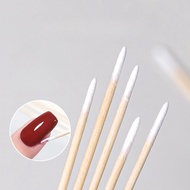 100 pcs Cotton swab stick pointed cotton swab wooden cotton swab eyeliner cotton swab cosmetic cotto
