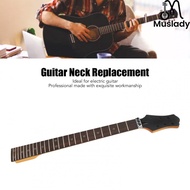 Muslady Electric Guitar Neck Light Weight Standard Size 24 Fret Guitar Neck Fingerboard Comfortable 