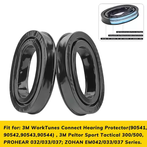 Tactical Headset Earmuffs Gel Ear Pad for 3M Peltor Sport Tactical Hearing Protection Headset Huntin