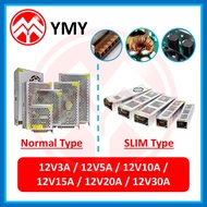 12V 3A / 12V 5A / 12V 10A / 12V 20A / 12V 30A SWITCHING POWER SUPPLY SLIM for CCTV LED Strip