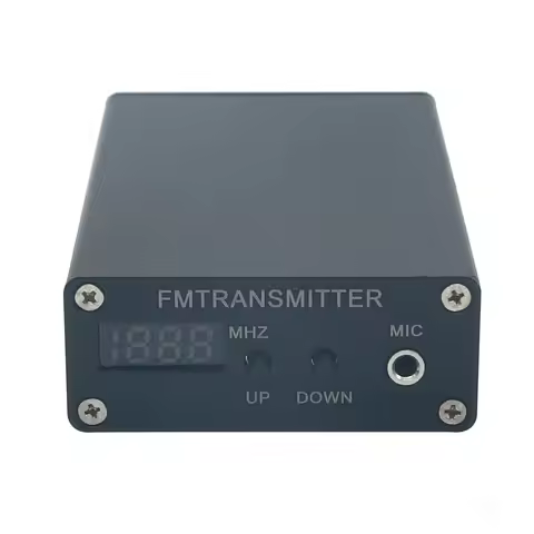 5W 87-109MHZ Stereo PLL FM MP3 transmitter Mini Radio Station+ power supply + Antenna