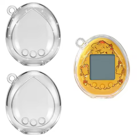 360° Shockproof Transparent Case for Tamagotchi Nano, Full Body Protective Cover Anti-Scratch Dustpr