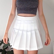 White tennis skirt