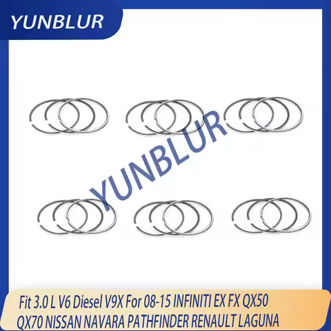 STD 84MM Engine Piston Ring Fit 3.0 L V6 Diesel V9X For 08-15 INFINITI EX30d FX30d QX50 NISSAN NAVAR