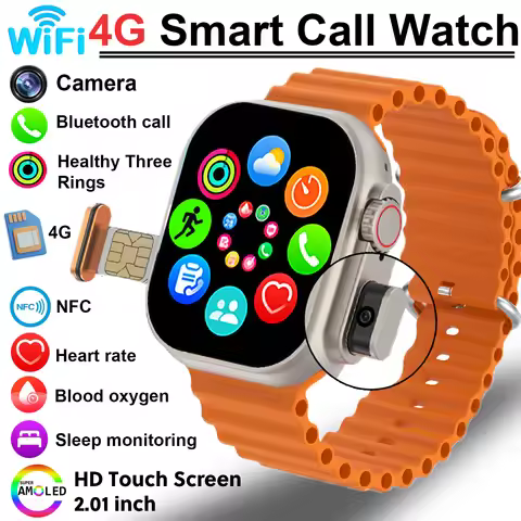 New T83 Pro Smart Watch Support 4G SIM Card Cellular Network Sports Mode Watch APP Download Bluetoot