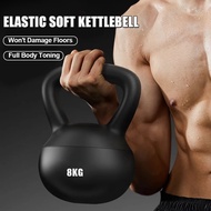 4kg–12kg Kettlebell Soft-Shell Lelaki, Kettlebell untuk kegunaan di rumah peralatan kecergasan tahan