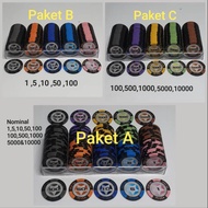 Elegant Poker Chips /Poker Chip / Poker Game Comic