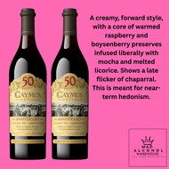 Caymus Vineyards Cabernet Sauvignon 750ml (2 BOTTLES BUNDLE)