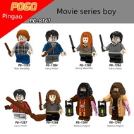 P PG8161 Harry Potter Hermin Ron Ginny Hagrid 75954 Educational Assembled Building Block Minifigure 