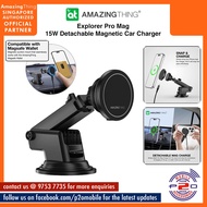 AmazingThing Explorer Pro Mag 15W Fast charge Detachable Magnetic Car Charger