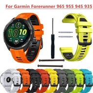 Silicone Strap for Garmin Forerunner 965 955 Solar Wristband Replacement Bracelet for Garmin Forerun