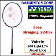 Yonex Voltric 200 LCW (Jewel Blue) Free Stringing @24lbs Badminton Racket