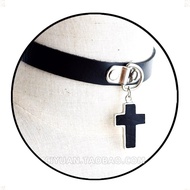 Harajuku Dark Hard Girl Lolita Functional Girl choker Cross Collar Punk Goth Goth Collar Cool