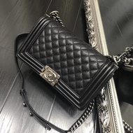 Chanel Boy Caviar Black 25cm